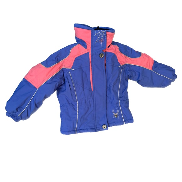 GIRLS SPYDER PINK PUFF JACKET 3 YR